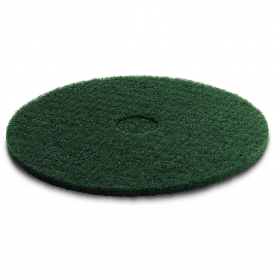 Pad, medium-hard, green, 432 mm